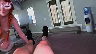 Mr Brogan Creampies Babysitter Strawberry Fields in Quick Bed Fuck