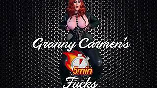 Granny Nun Mary Carmens in Sinful Lick Session