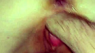 milf pussy stretched wide open with intense fisting by husband