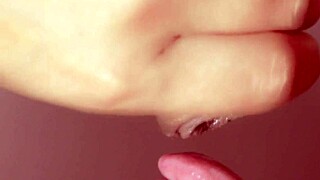 Japanese step mom unfolds a steamy blowjob tale close up.