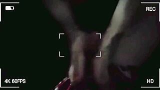 i stroke hubby's friend's big cock with my little feet