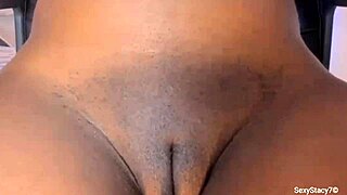Sexystacy7 Ebony Phat Pussy Squirting Hard! Watch This Juicy Solo Action!