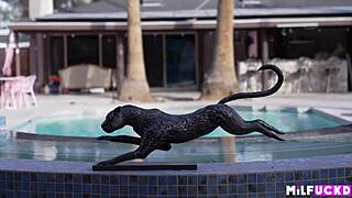 Rich Cougar Milf's Deepthroat Ecstasy