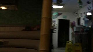 Busty Blonde Mom Cindy Behr Crams Dick in Twitching Twat at Restaurant Booth
