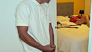 Spying on my fat-ass Colombian stepmom Sara Black. Markus Browm can’t resist! 😈