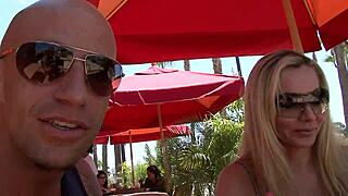 Blonde Mature Mom Lysa Demarco Intrigued By Barry Scott's Big Cock