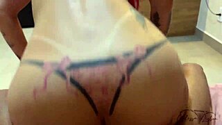 Hard black cock for stepmom, she loves the cum!