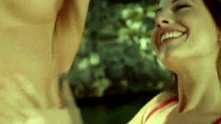 Blonde And Brunette Lesbians Share Kisses And Enjoy Time Together