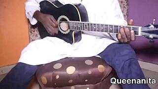 Horny 18 yo gets mad doggystyle fuck with big black cock!