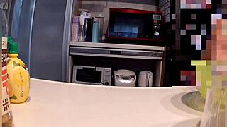 japanese milf enjoys creampie sex with lover for two days