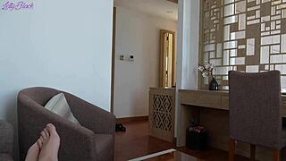 Horny stepmom seduces curious stepson and swallows all his cum