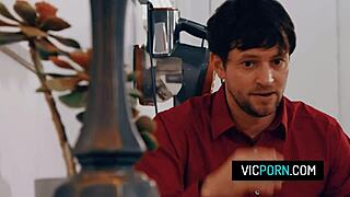 I fuck Preston Parker doggystyle under the desk