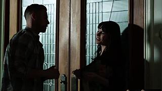 I feel the alluring milf pounding me in cowgirl and missionary poses