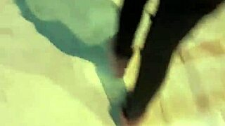 After Party, Young Girl Caught On Street. Could You Wait When She Opens Legs?