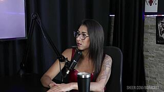 See through lingerie compilations of Luciana Picchi with couple in Bora Cast