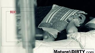 Caught Brunette Milf Masturbating Hard