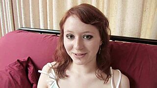 Ivy Gets Amateur Street Whore Pussy Railed In Stockings