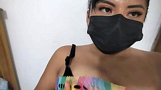 Old Stepmother Fantasizes As Student And Masturbates Sensually With Dildo At Home