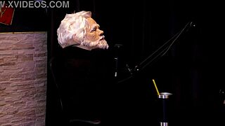 Belinha Baracho shows tits in sheer red outfit