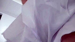 Horny Babe's Nipples Harden In Lingerie Orgasm