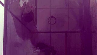 Stepmom Bathroom Sex with Big Ass Ebony Milf