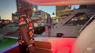 Milf Valerie Kay Rides Big Black Cock Outdoors!