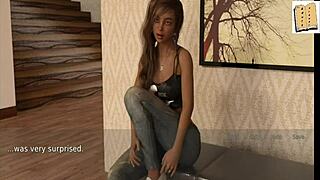 A Wife And Stepmother In A Big Tits Game.