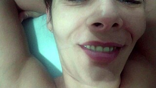 Brazilian milf wife takes creampie in shaved pussy from nephew
