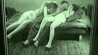 whoa check out this vintage granny fanny action with hairy mature milfs in retro lesbian fun