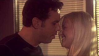 hannah harper takes loads in lingerie and stockings on heels