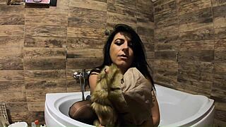 Milfycalla Compilation of Fetish Blowjobs and Rough Sex in Sexy Fur Coats Preview
