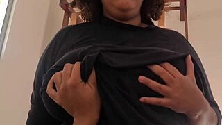Stepmom Big Boobs Enter Room for Babysitter Boss Fucking. Ebony Curvy Brunette Rides Huge Cock in Cowgirl and Doggystyle Until Orgasm Hits Hard.