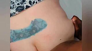 busty brunette milf sucks big cock in cheating scene with shaved pussy and bbw body