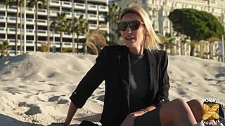 Anouk Excited For First Anal, Small Waist Milf With Big Tits Assfucked.