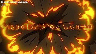 Lady blonde sexy in homemade video