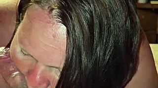 Milf Cums While Sucking Cock?
