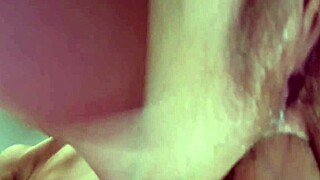 Playing with wife's ass and pussy on all fours