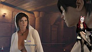 Croft Adventures: Deepthroat Monster Cock With Ass Play