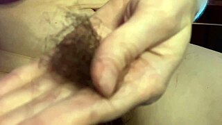 Rare Video HairyPussyAngel Shaves Very Hairy Pussy Bush And Asshole With Razor