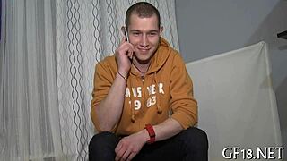 Babe spreads her lengthy legs for fucking