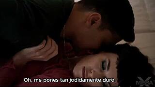 Passionate Brunette in Stockings Enjoys Intense Fucking with Spanish Sub