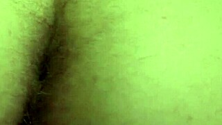 Blonde Milf's Hairy Pussy Dildo Masturbation