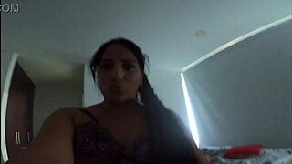 Stepsister Enters Room Enjoying Dance Teasing In New Apartment