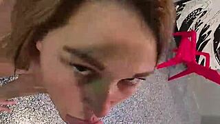 i see my wife lose beer pong bet and strip to suck dick