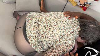 horny gilf sharon, your first assfuck with a black guy?
