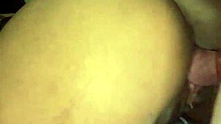 White Cock Makes Ebony Milf Ass Jiggle