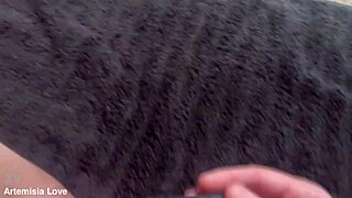 Italian MILF Artemisia Love's hot solo pussy play