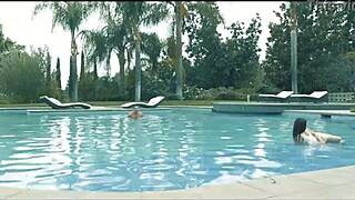 jenna j ross squeezes her nipples while cumming.