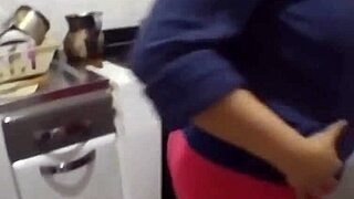 Mature Bbw With Big Ass And Tits Gets Licked In The Homemade Kitchen Scene.