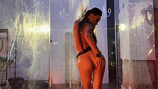 i saw monika fox get her holes fucked with double pentration in the shower